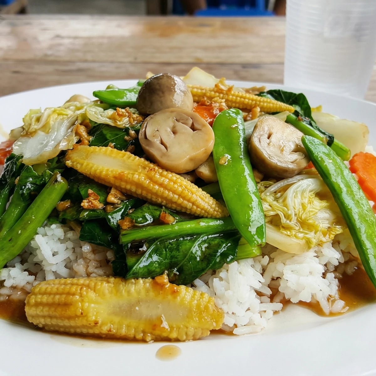 Mixed Vegetable Stir-Fry (Pad Phak Ruam Mit)