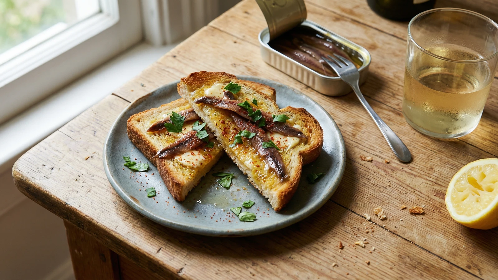 Anchovy Toast