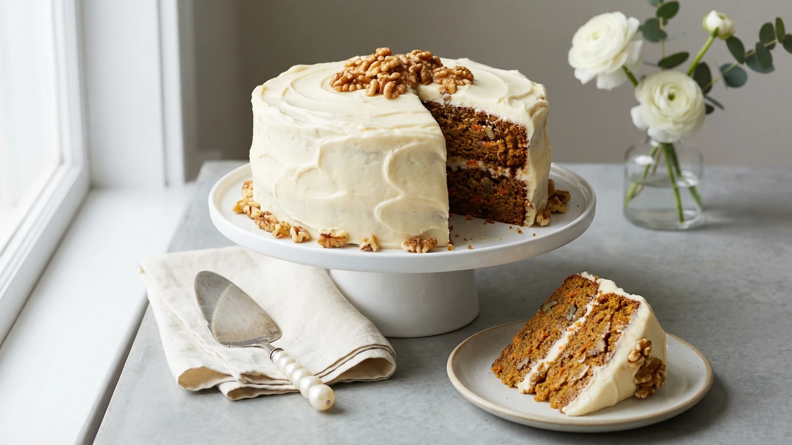 Classic Carrot Cake with Cream Cheese Frosting