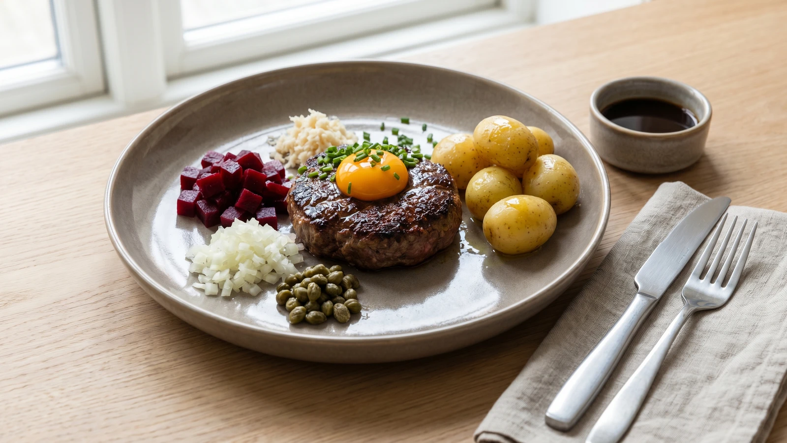 Pariserbof med Kartofler