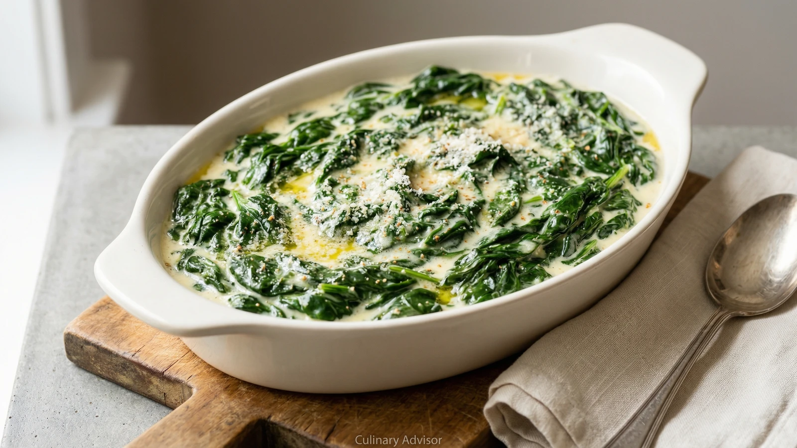 Steakhouse Creamed Spinach