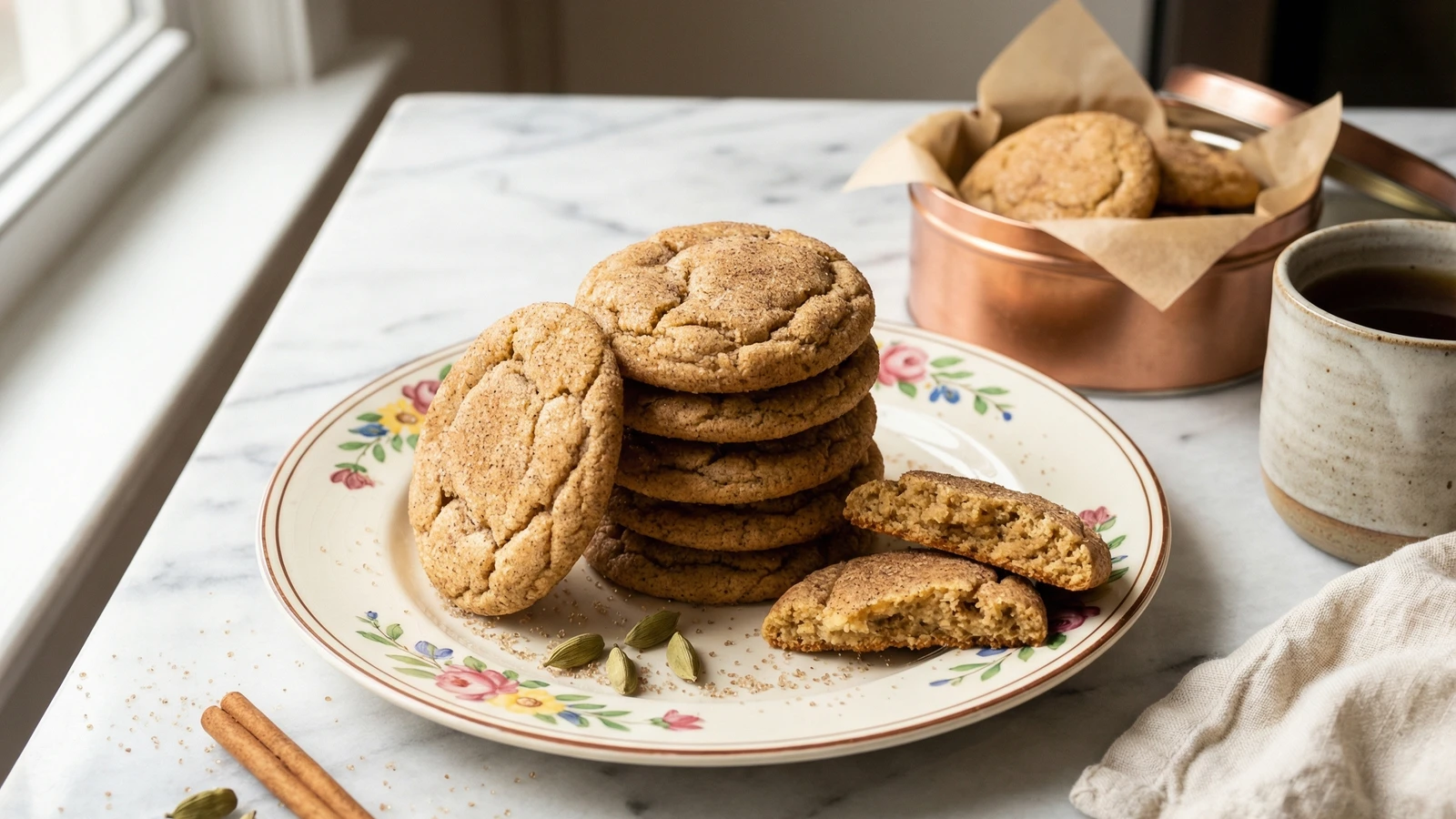 Chai Masala Brown Butter Snickerdoodles