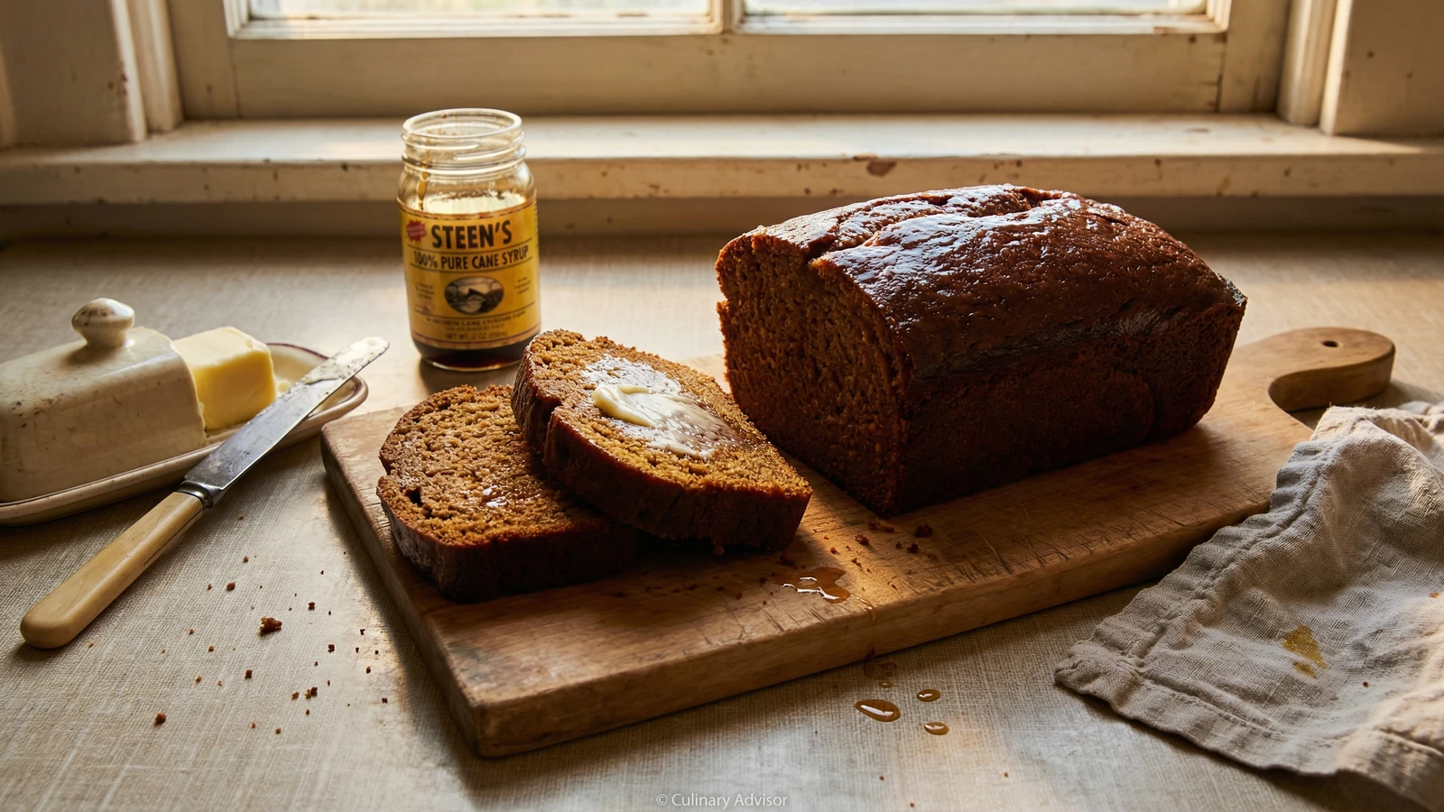 Louisiana Cane Syrup Molasses Bread