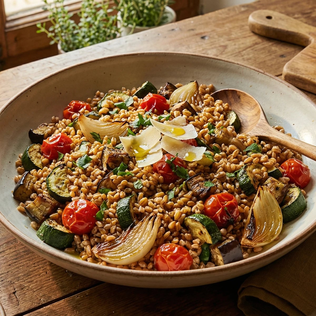 Farro con Verdure