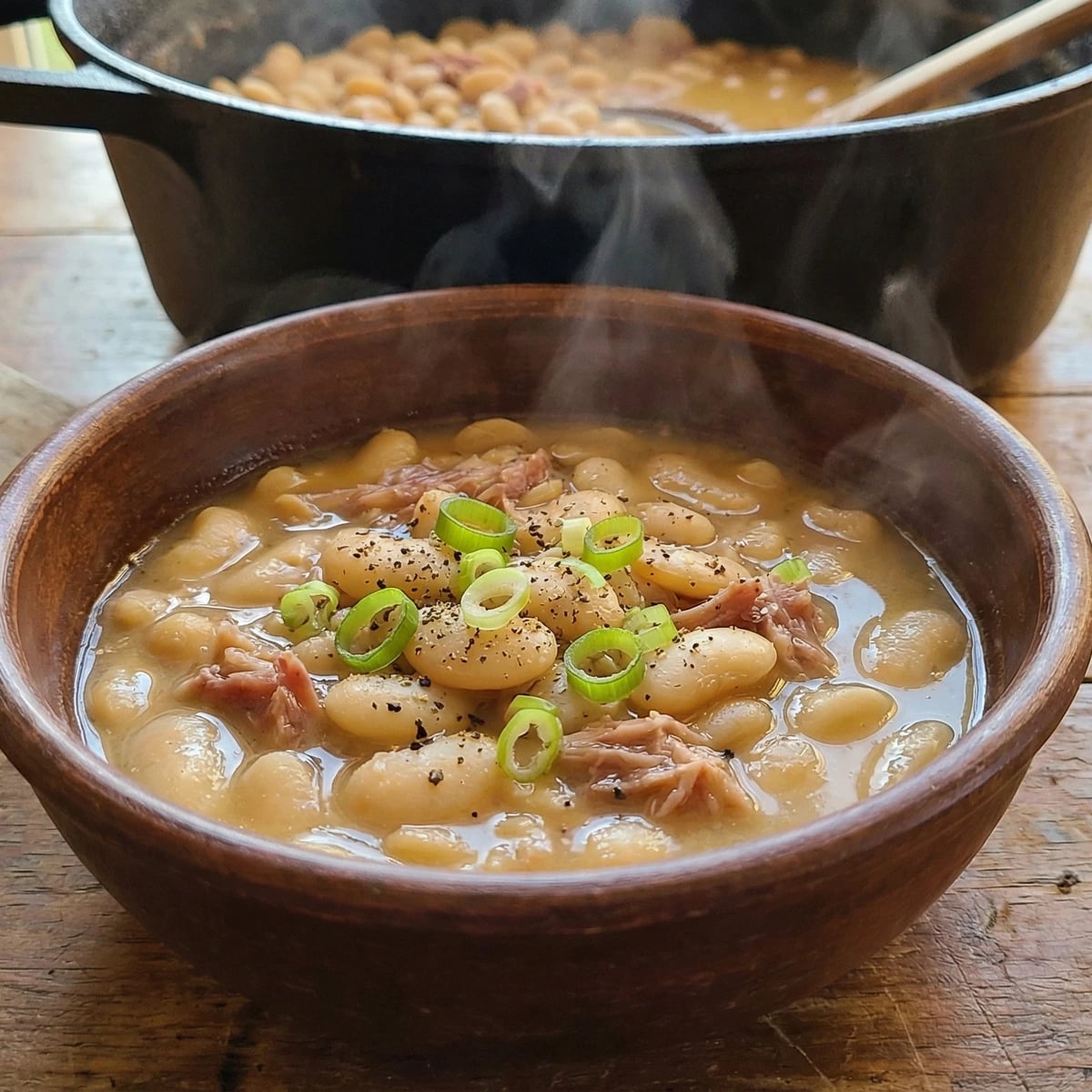 Louisiana Butter Beans with Ham Hock