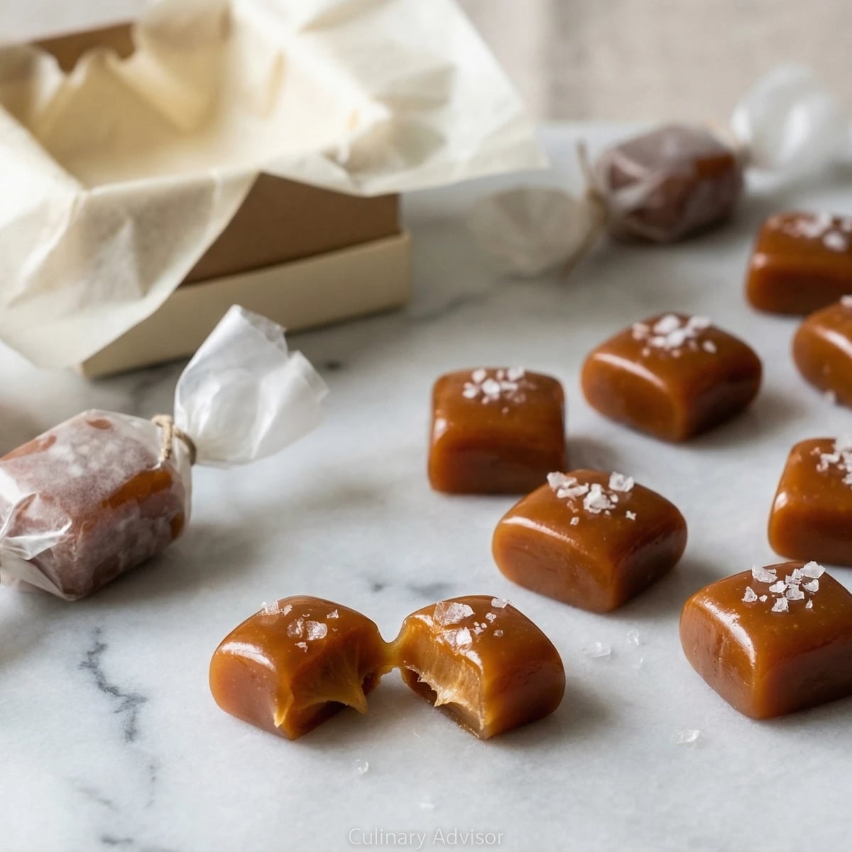Homemade Salted Caramels