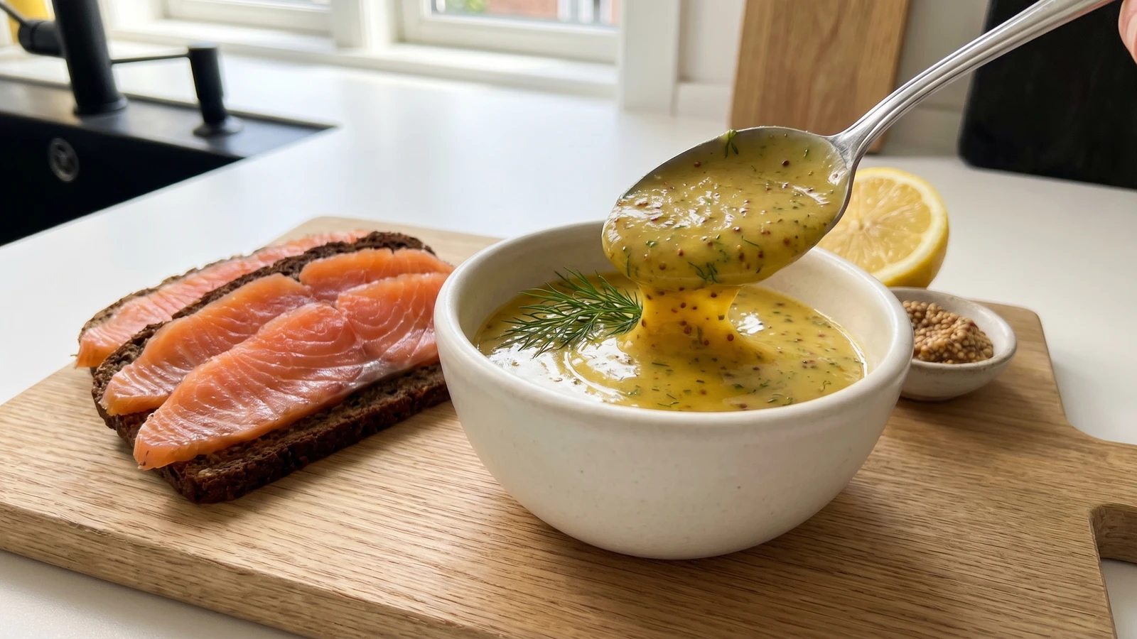 Sød Sennepssauce til Gravad Laks