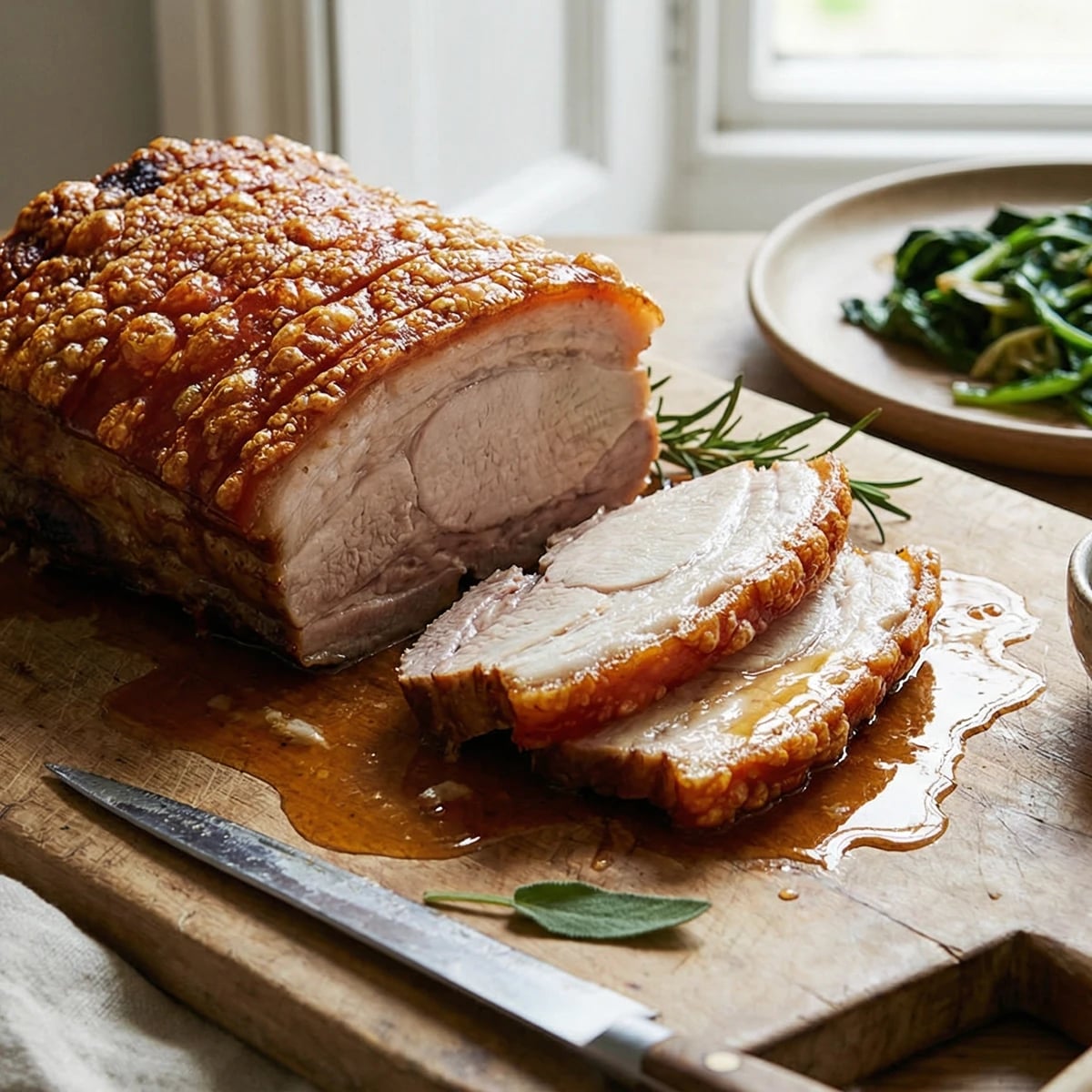 Slow-Roast Pork Belly with Crackling