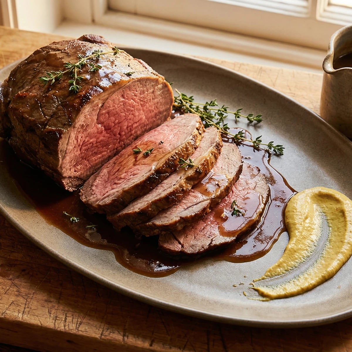 Slow-Roast Topside of Beef