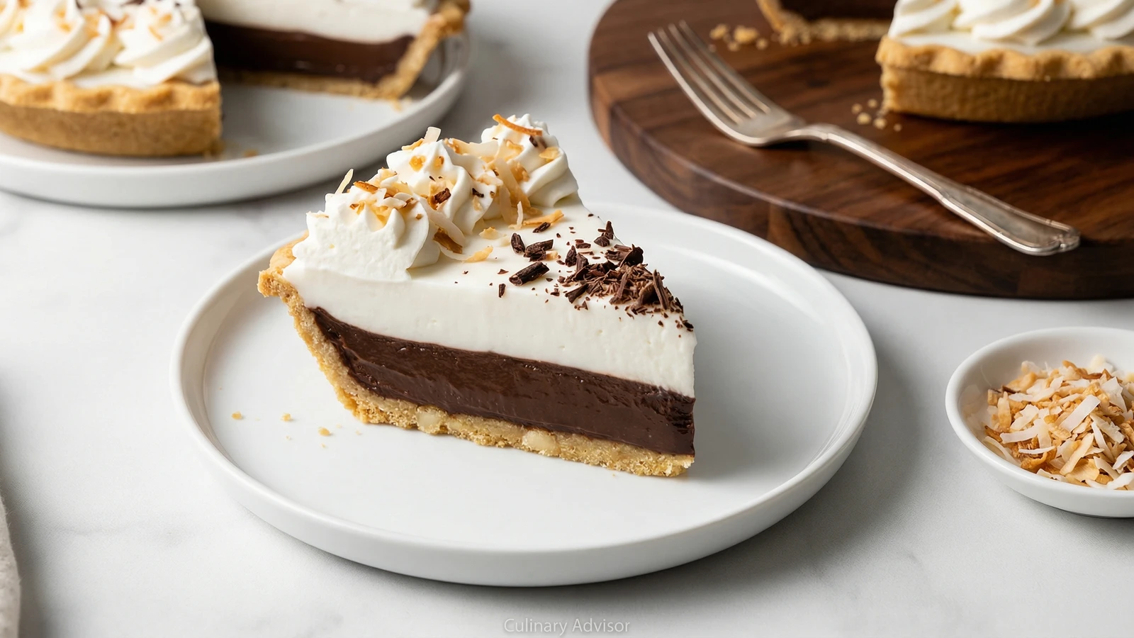 Hawaii Chocolate Haupia Pie