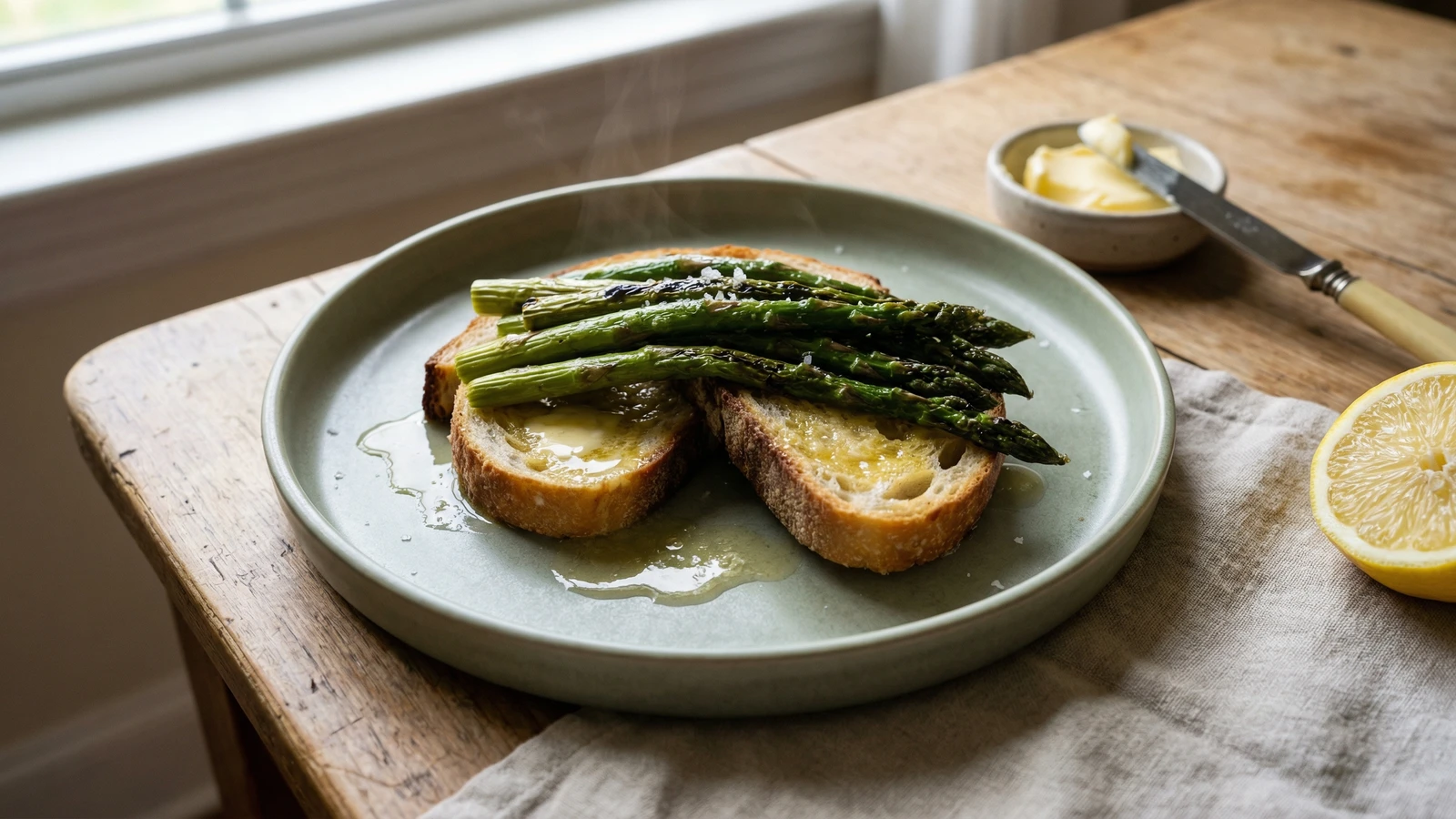 Asparagus on Toast
