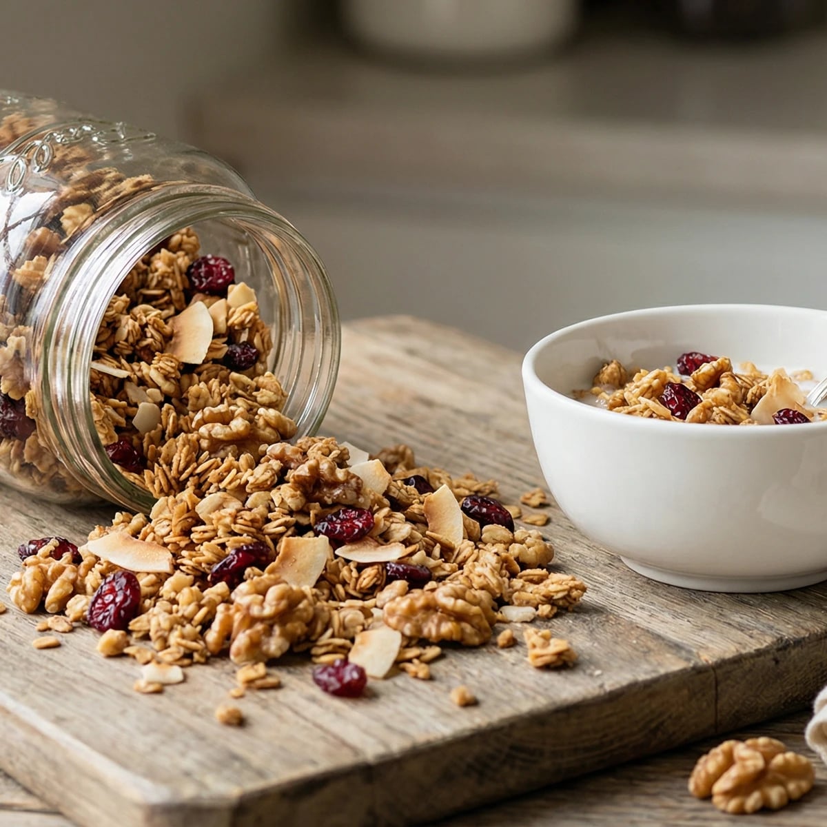 Maple Walnut Granola