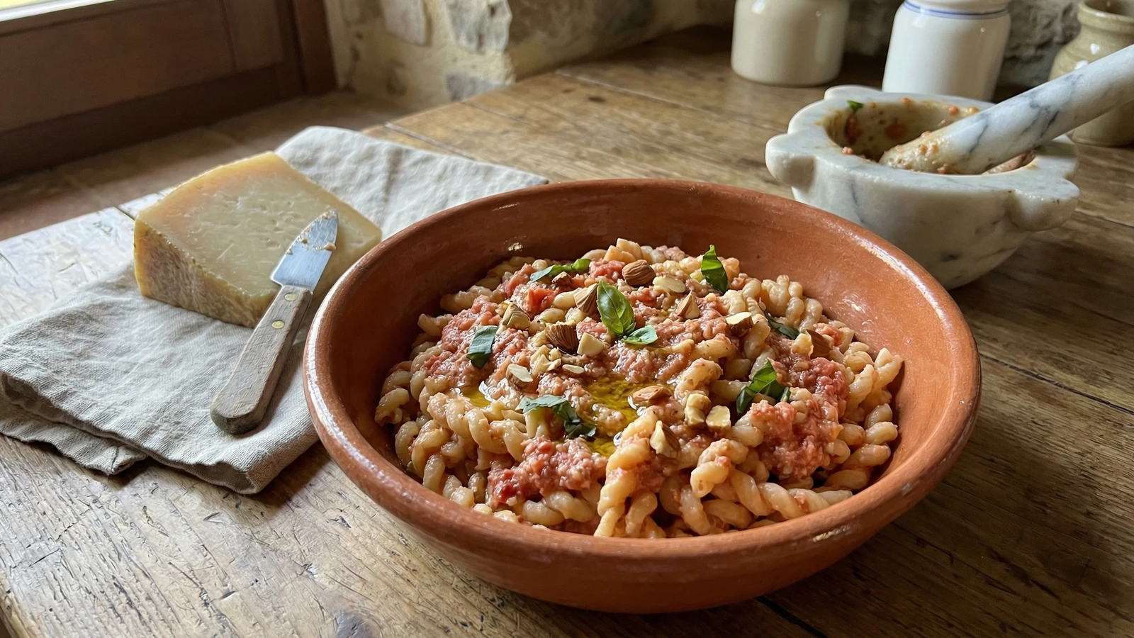 Busiate al Pesto Trapanese