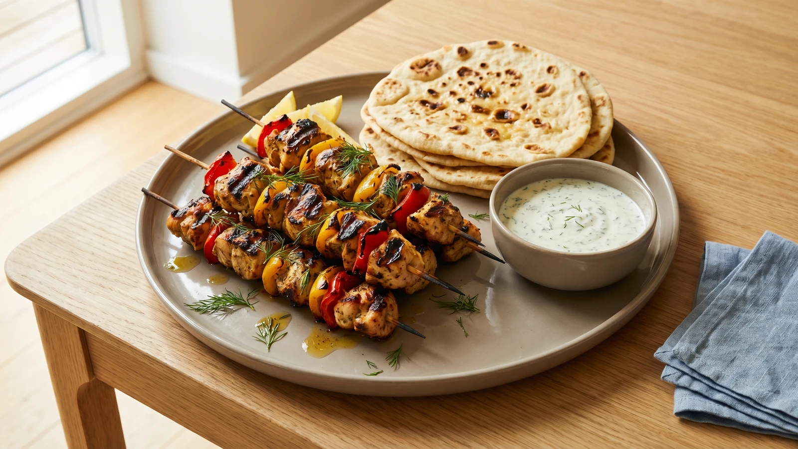 Kyllingespyd med Peberfrugter