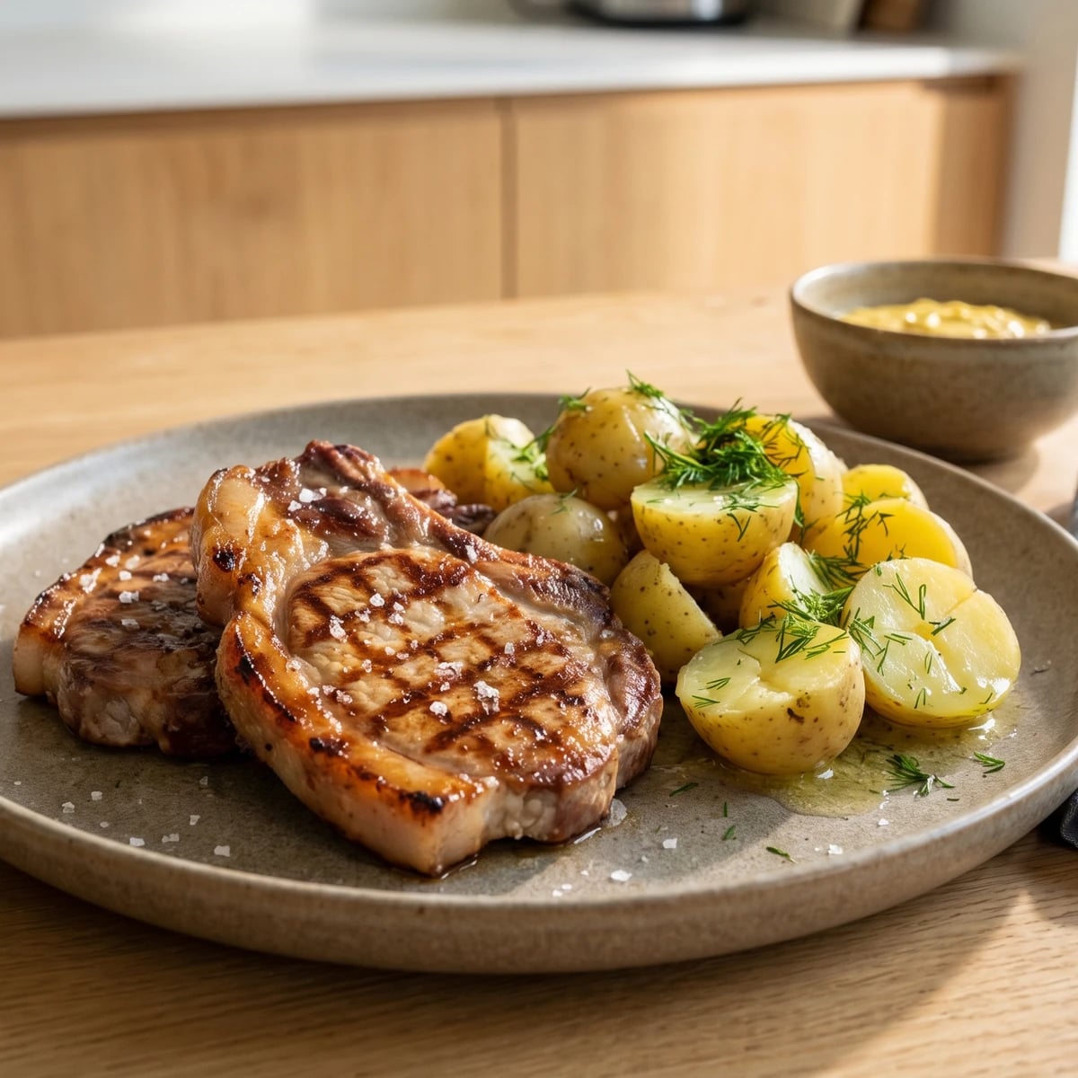 Grillede Nakkekoteletter