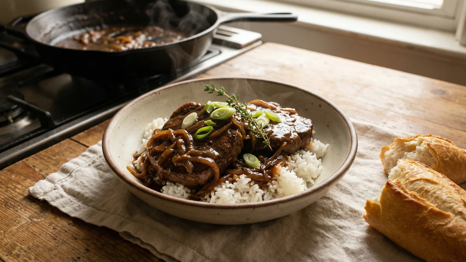 Smothered Seven Steaks