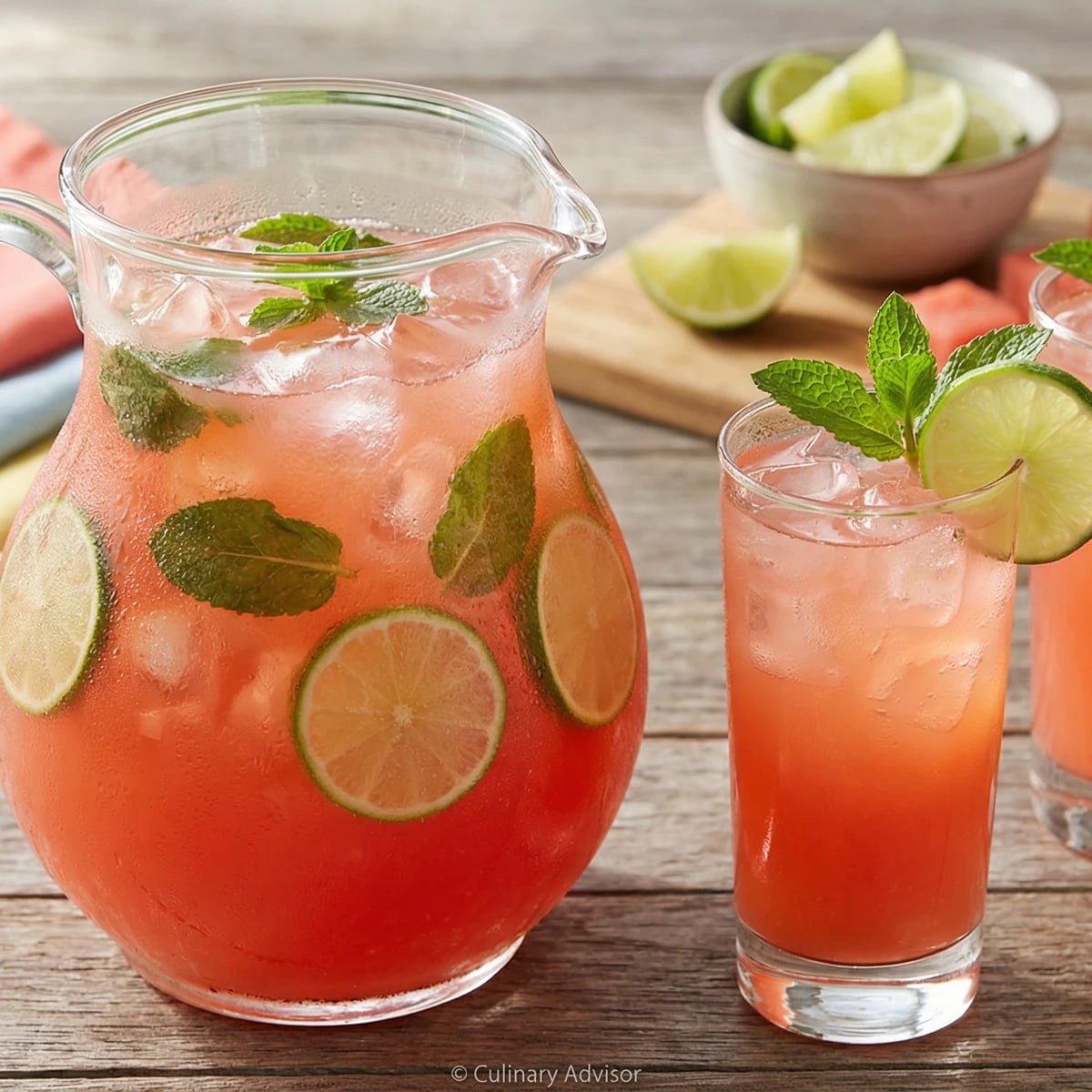 Watermelon Mint Agua Fresca