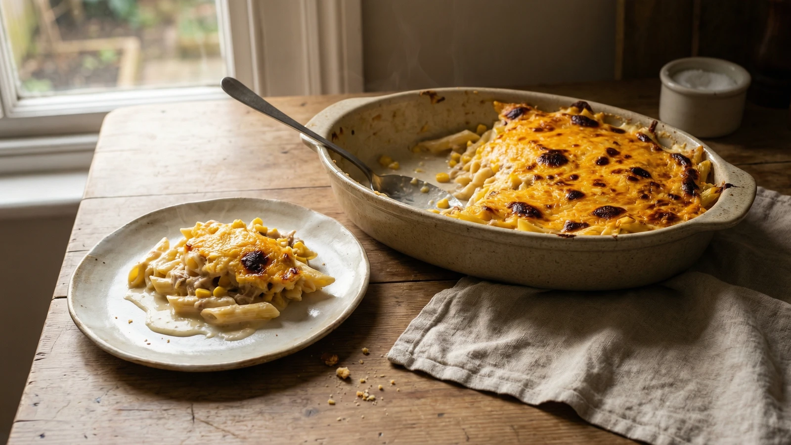 Tuna and Sweetcorn Pasta Bake