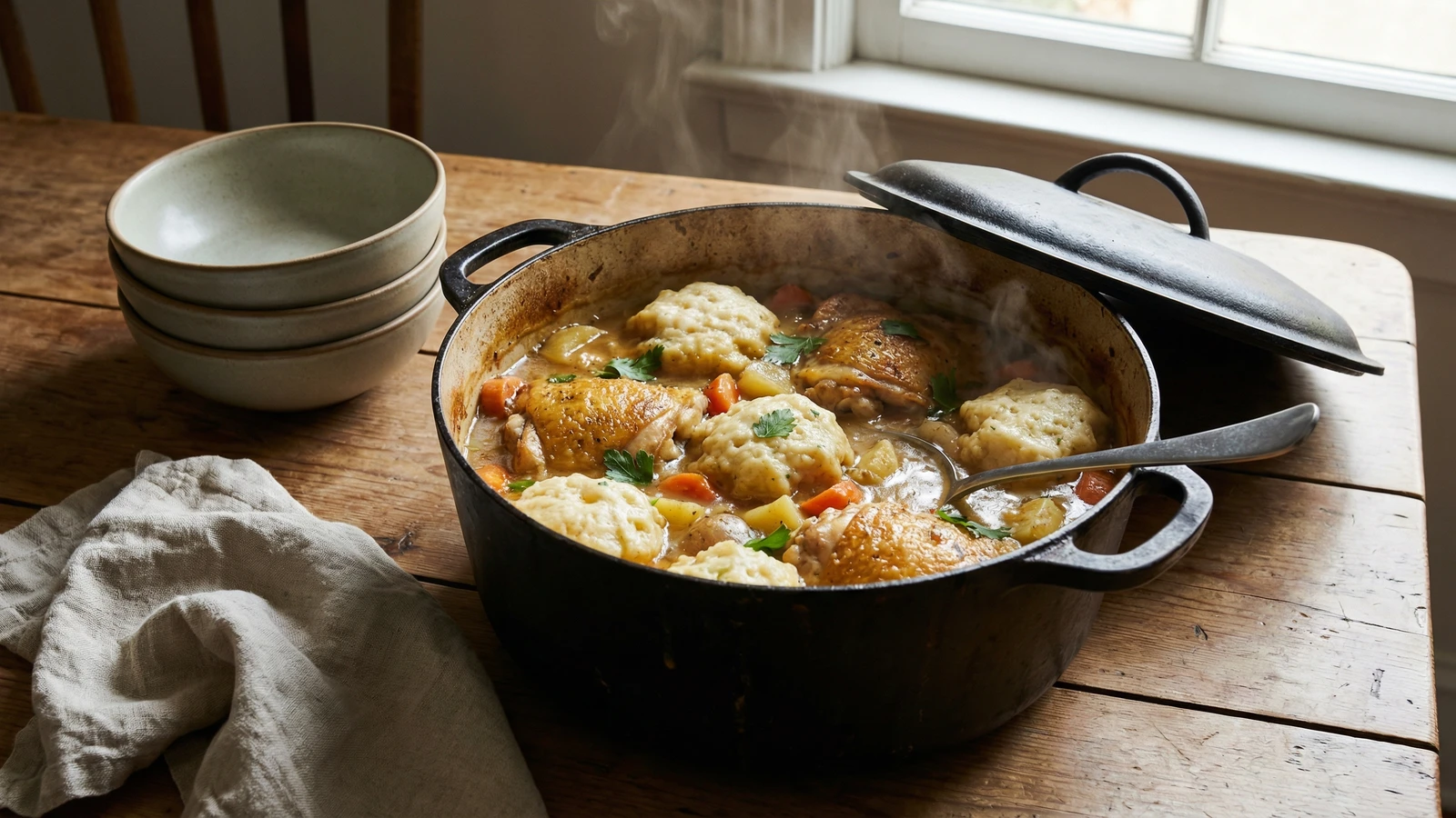 Chicken Casserole with Dumplings
