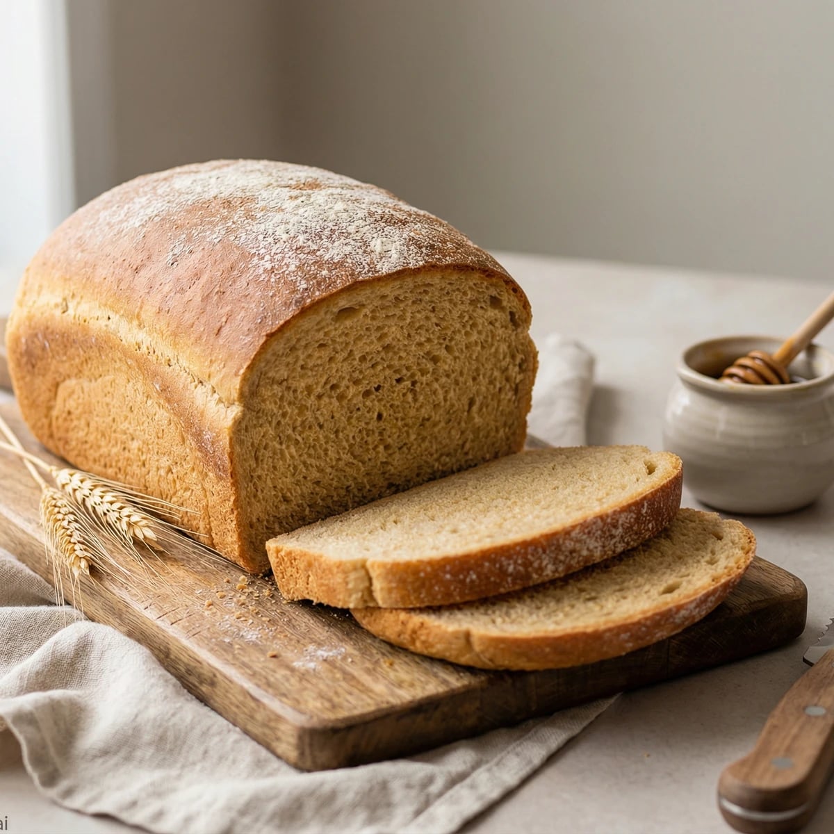 Honey Whole Wheat Bread
