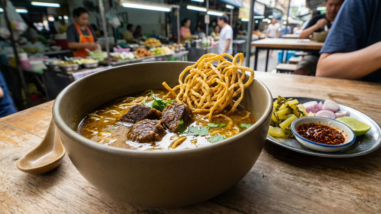 Muslim Curry Noodle Soup (Khao Soi Islam)