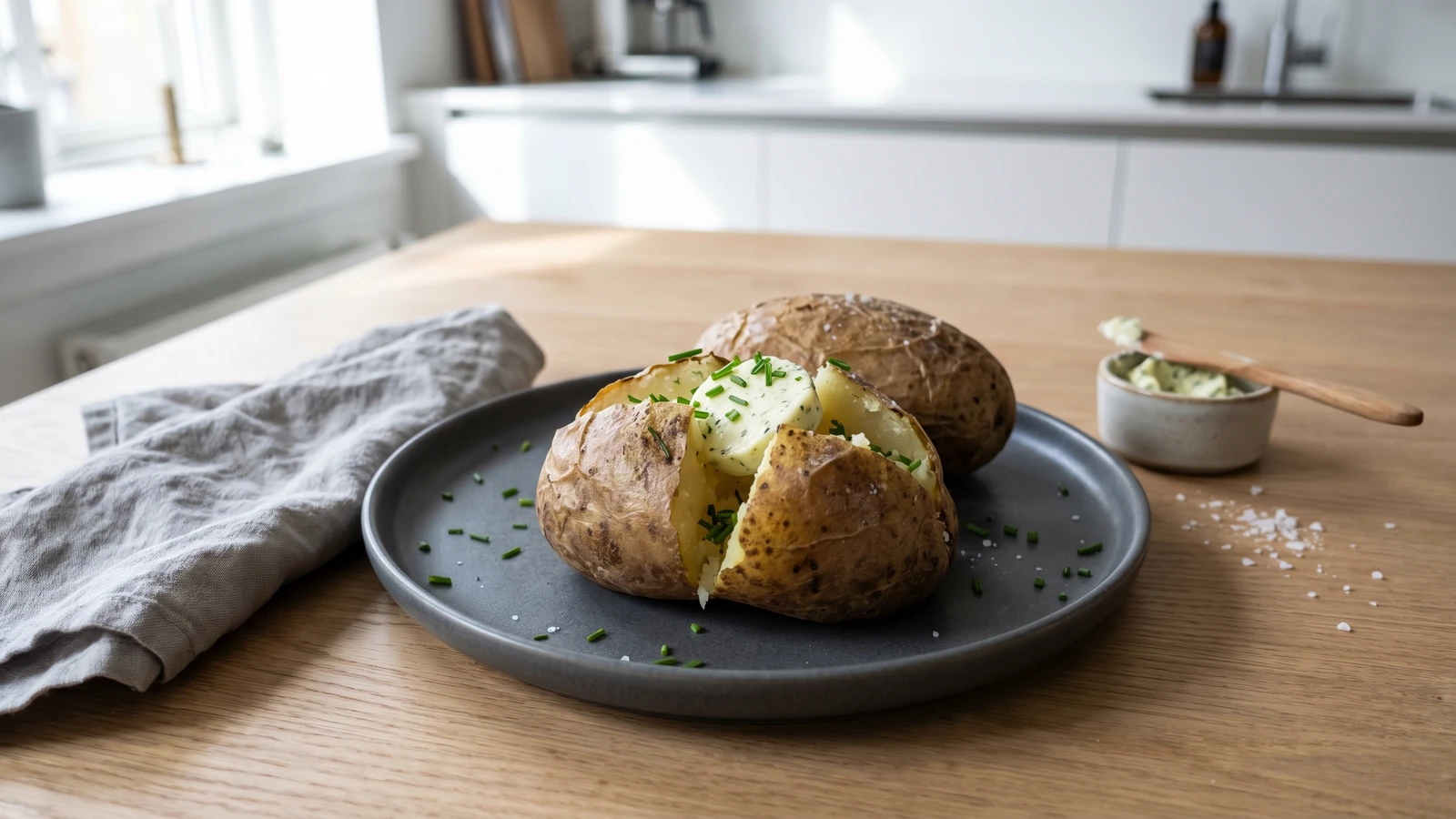 Bagte Kartofler med Kryddersmor