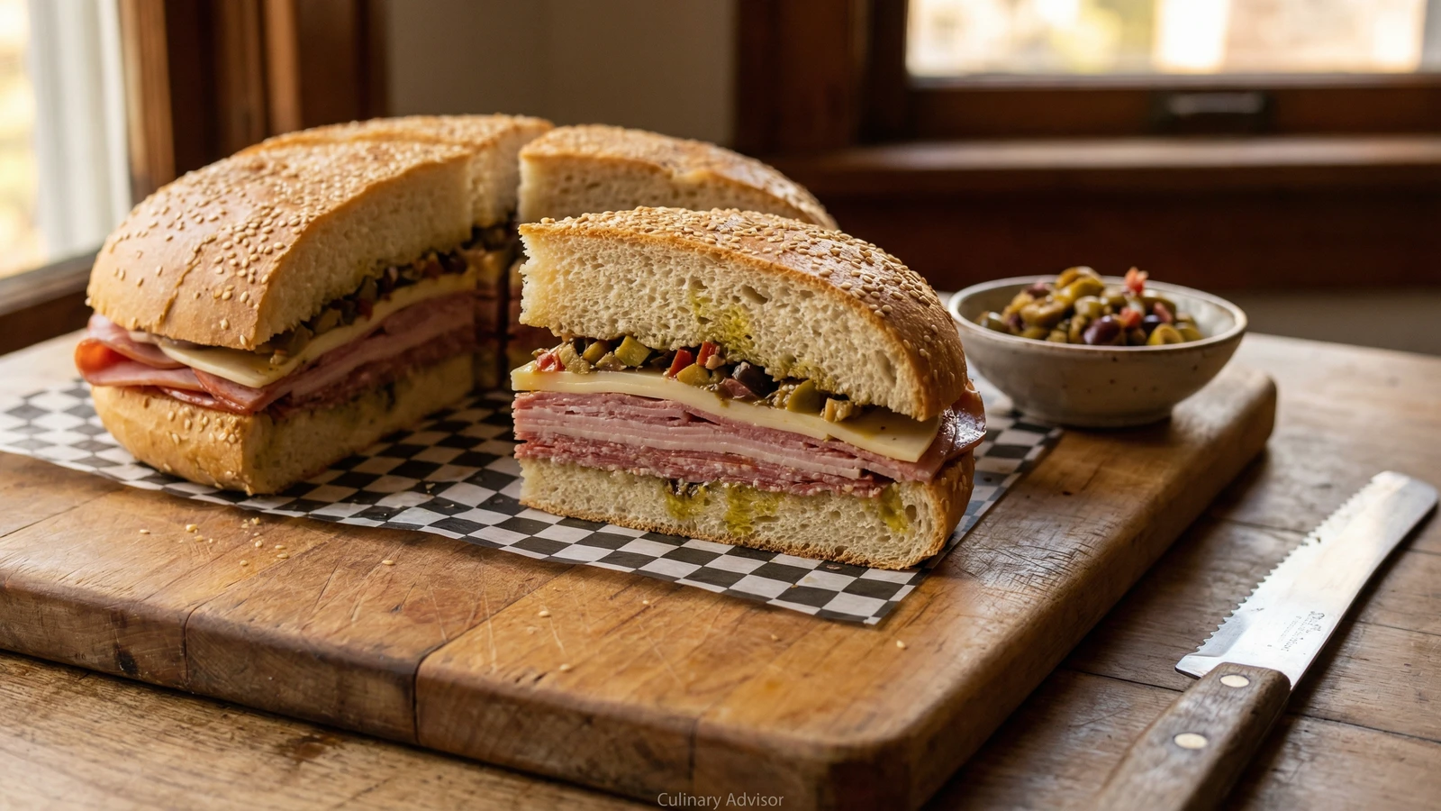 Classic New Orleans Muffuletta