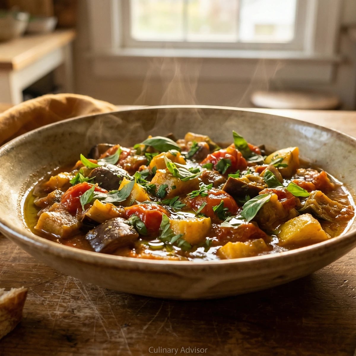 Garden Vegetable Ragout with Olive Oil and Herbs