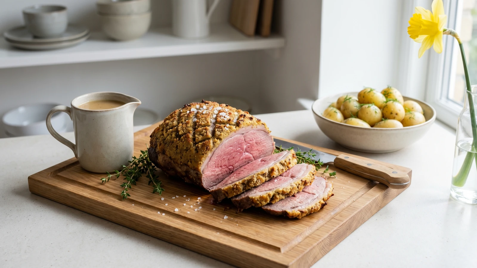 Lammekulotte med Sennepsskorpe