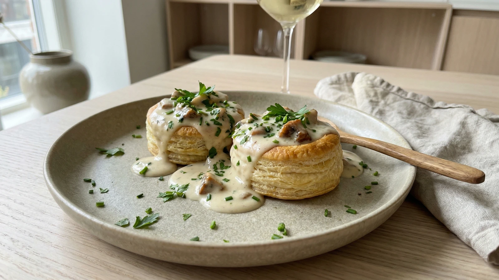 Tarteletter med Svampestuvning