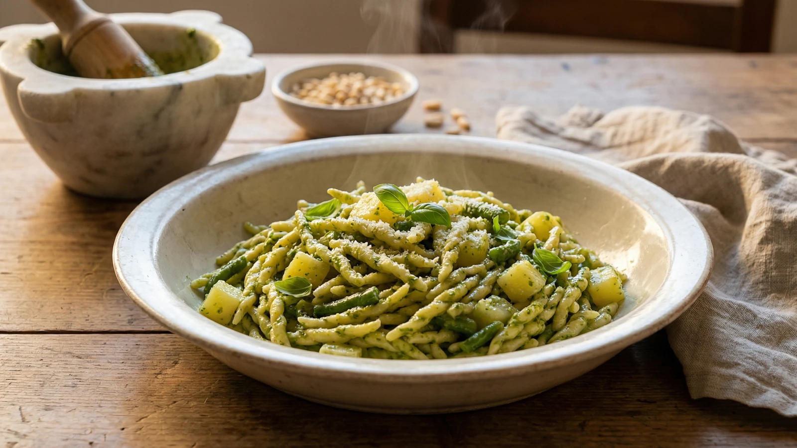 Trofie al Pesto Genovese