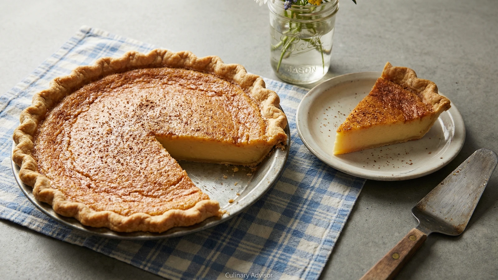 West Virginia Vinegar Pie