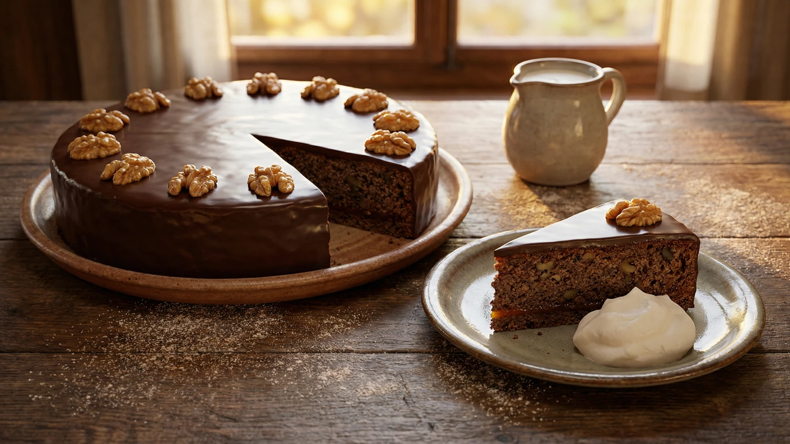 Tiroler Nußtorte (Tyrolean Walnut Cake)