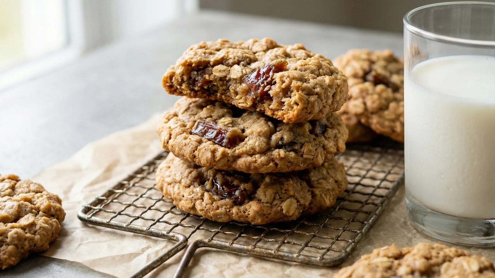Oatmeal Date Cookies