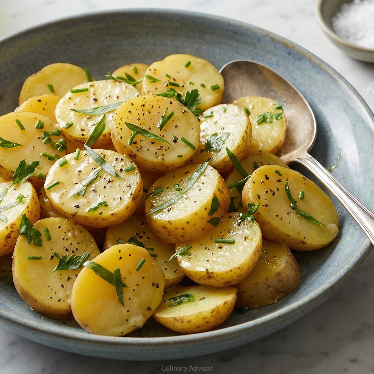 French Potato Salad with Dijon and Herbs