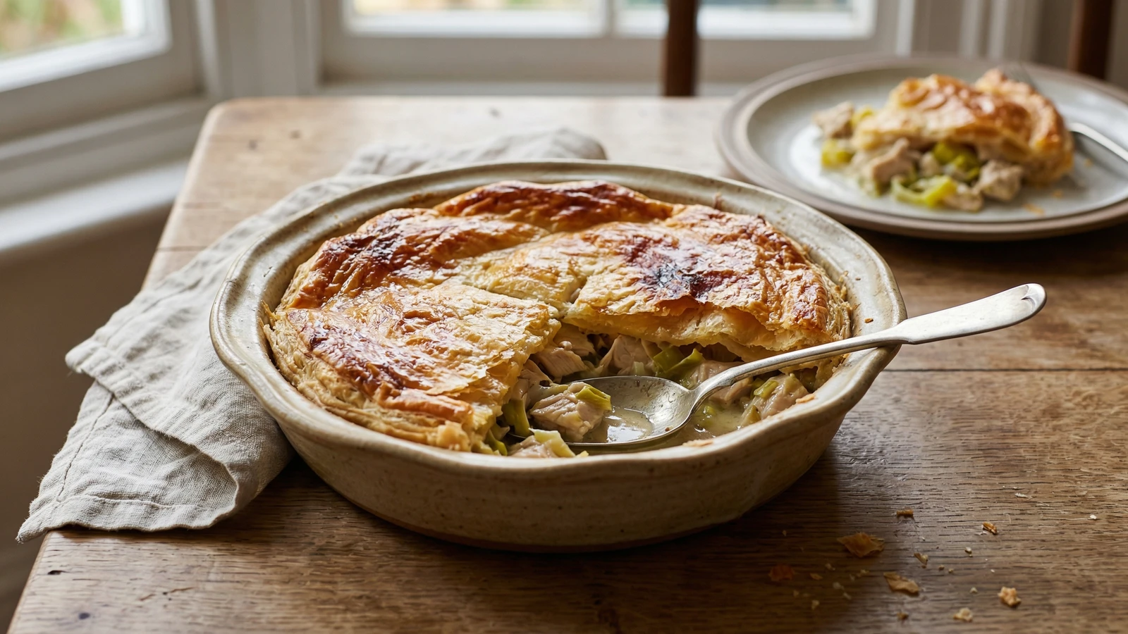 Chicken and Leek Pie