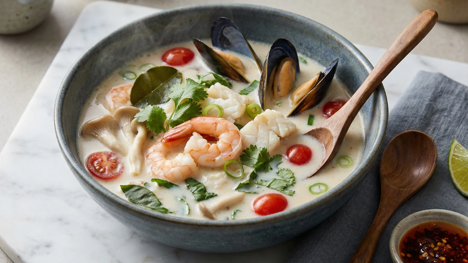 Thai Coconut Seafood Soup