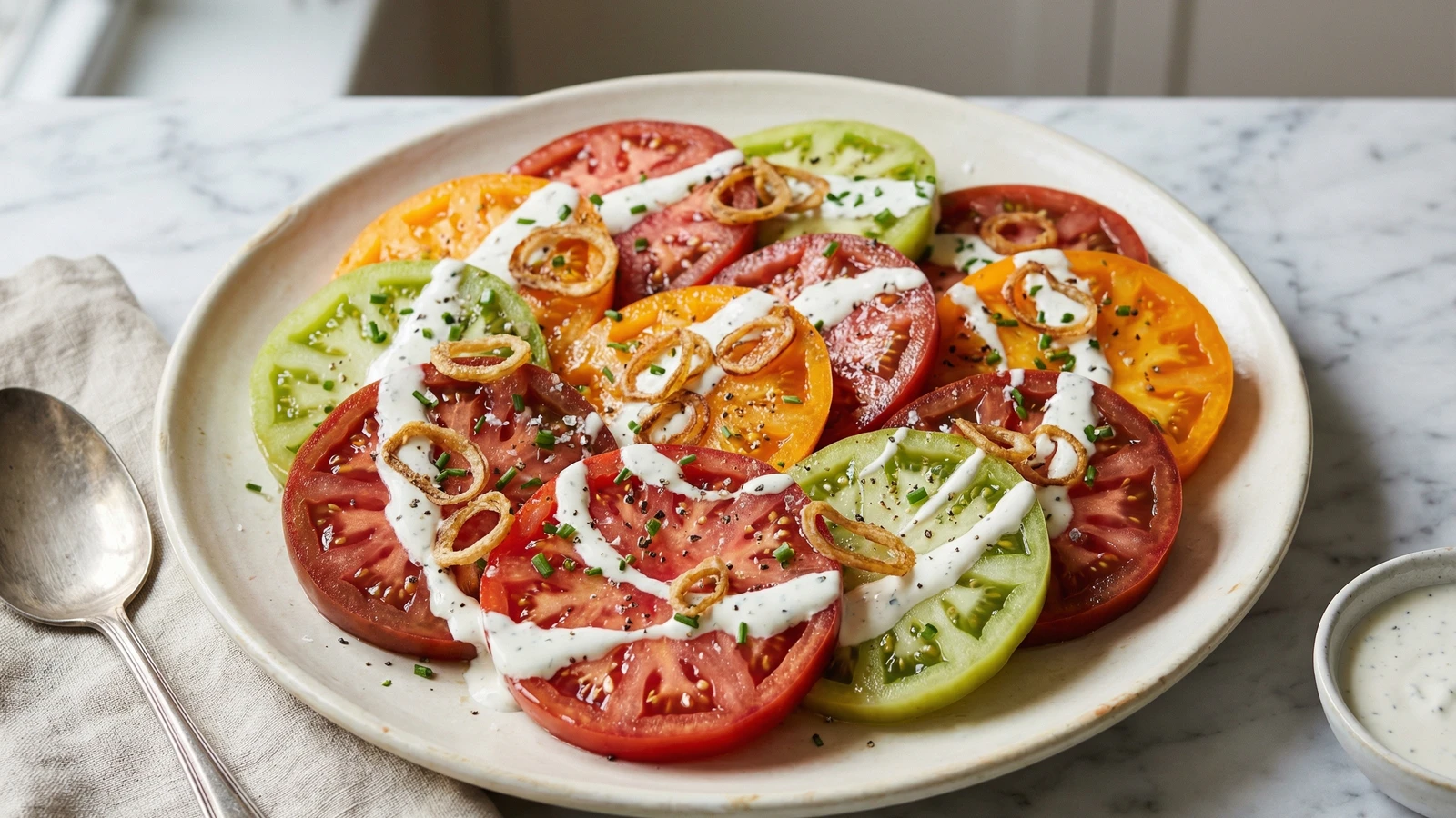 Heirloom Tomato Salad with Buttermilk Ranch