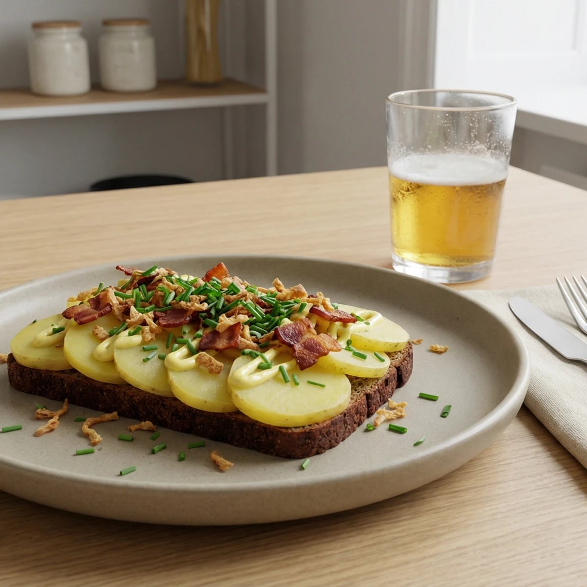 Kartoffelmad med Bacon og Purløg