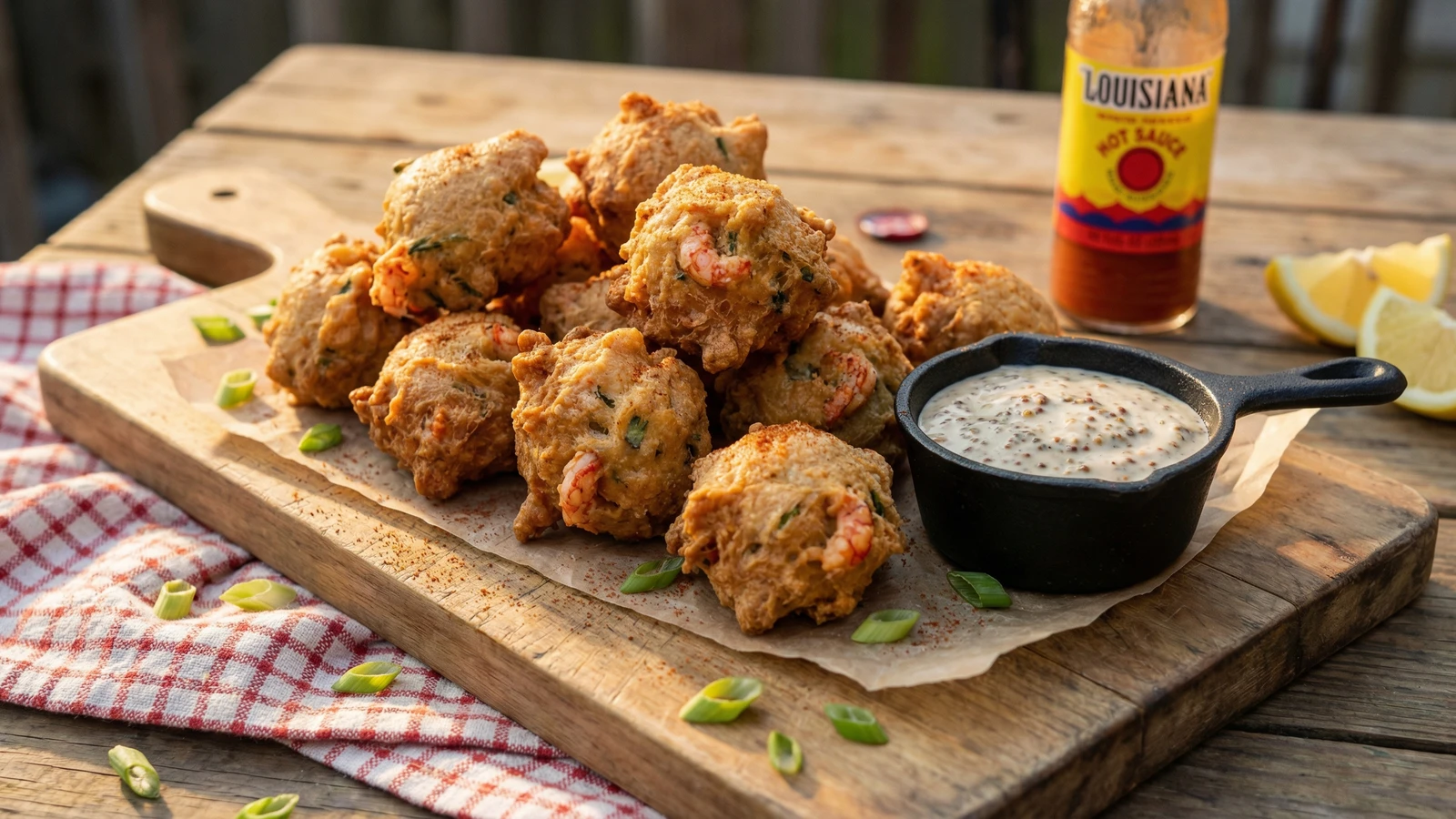 Savory Crawfish Beignets