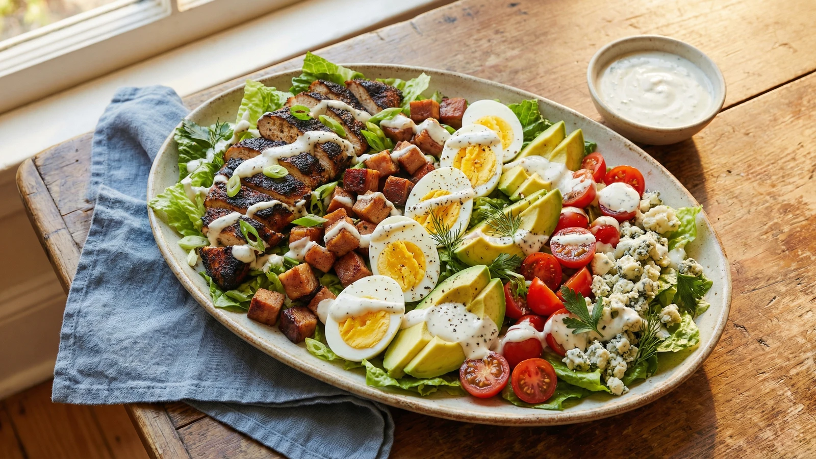 Southern Cobb Salad with Buttermilk Ranch