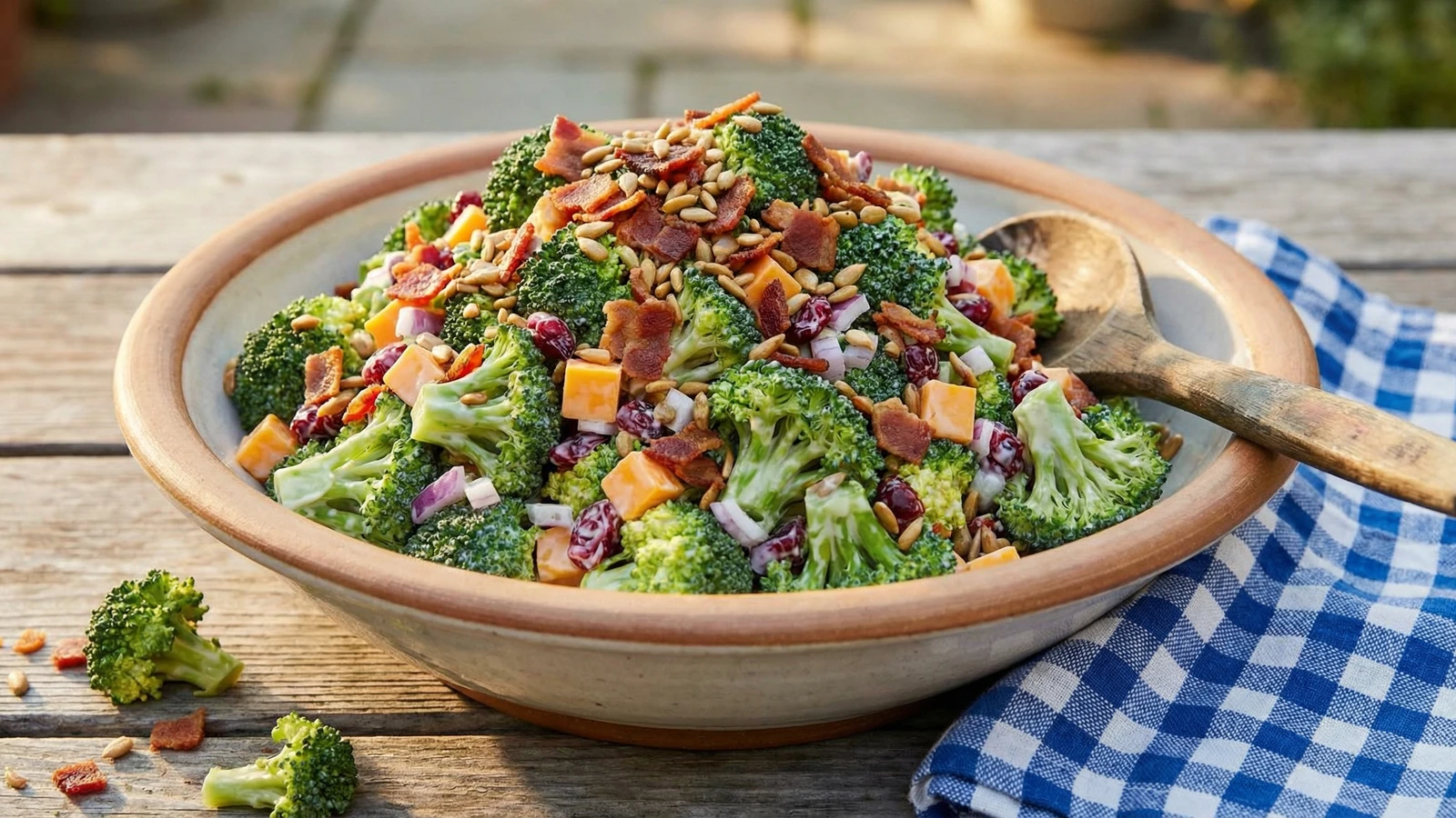 Southern Broccoli Salad with Bacon