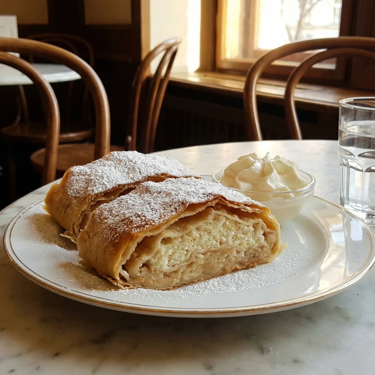Mandelstrudel (Almond Strudel)
