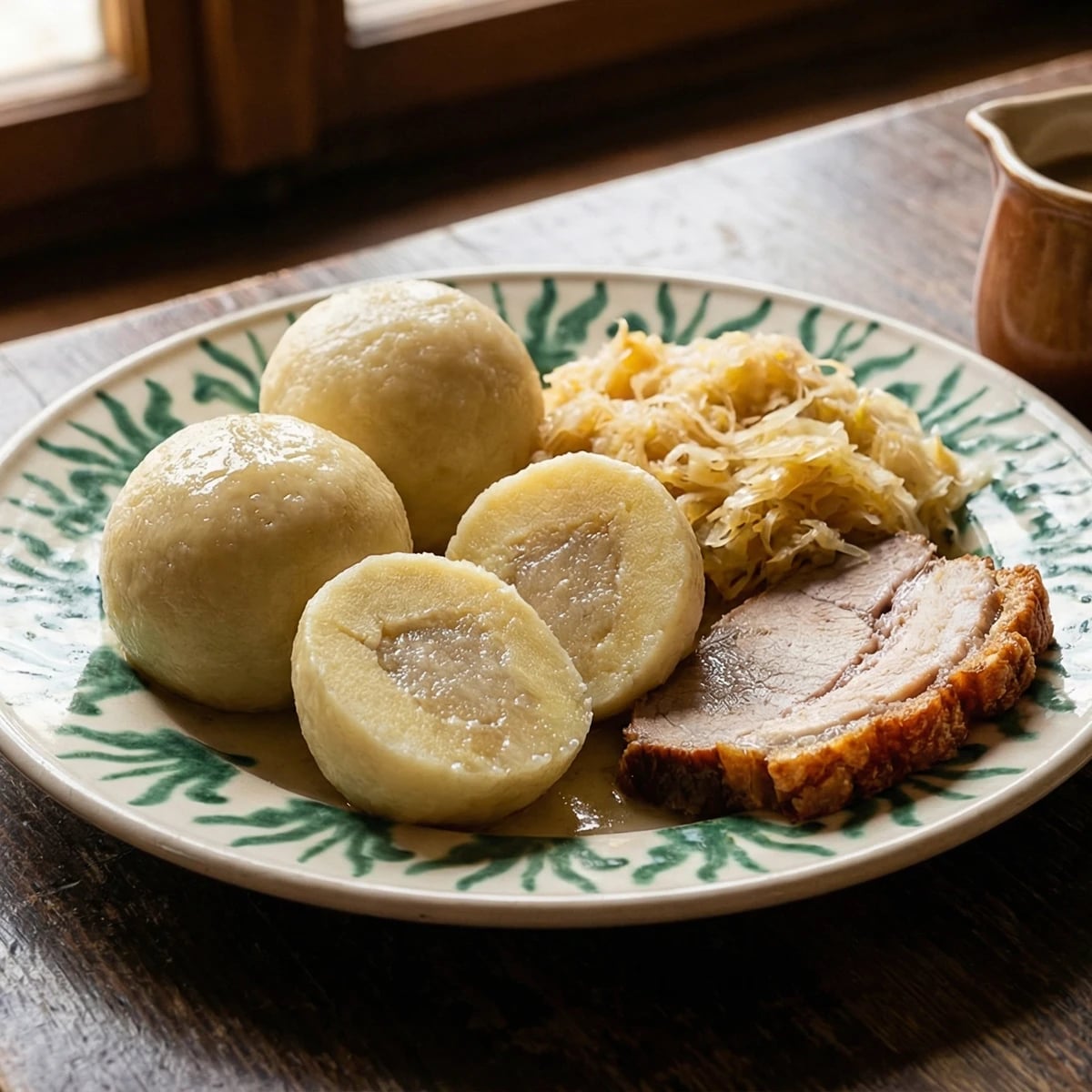 Waldviertler Knödel (Half-and-Half Potato Dumplings)