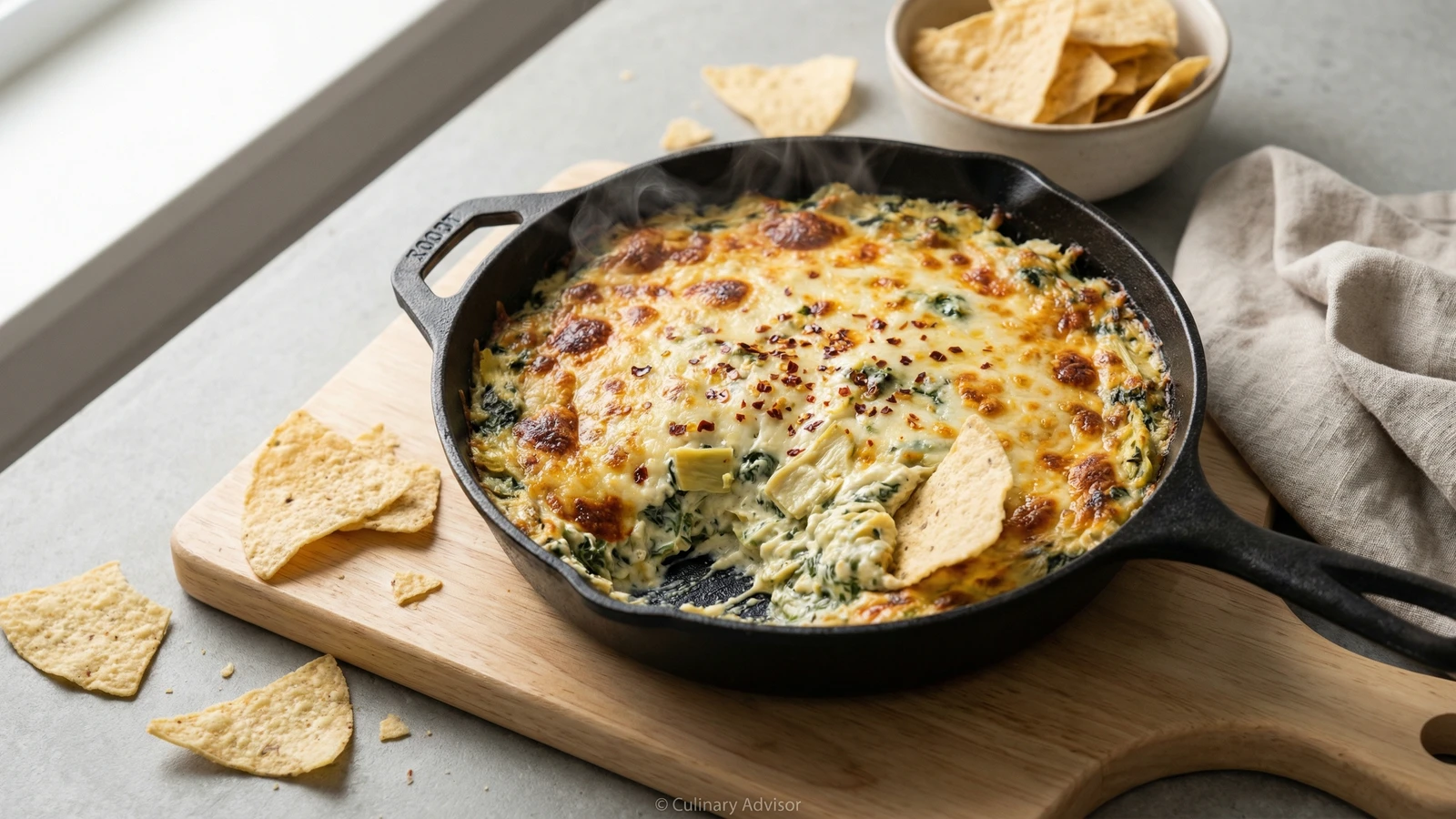 Warm Spinach Artichoke Dip
