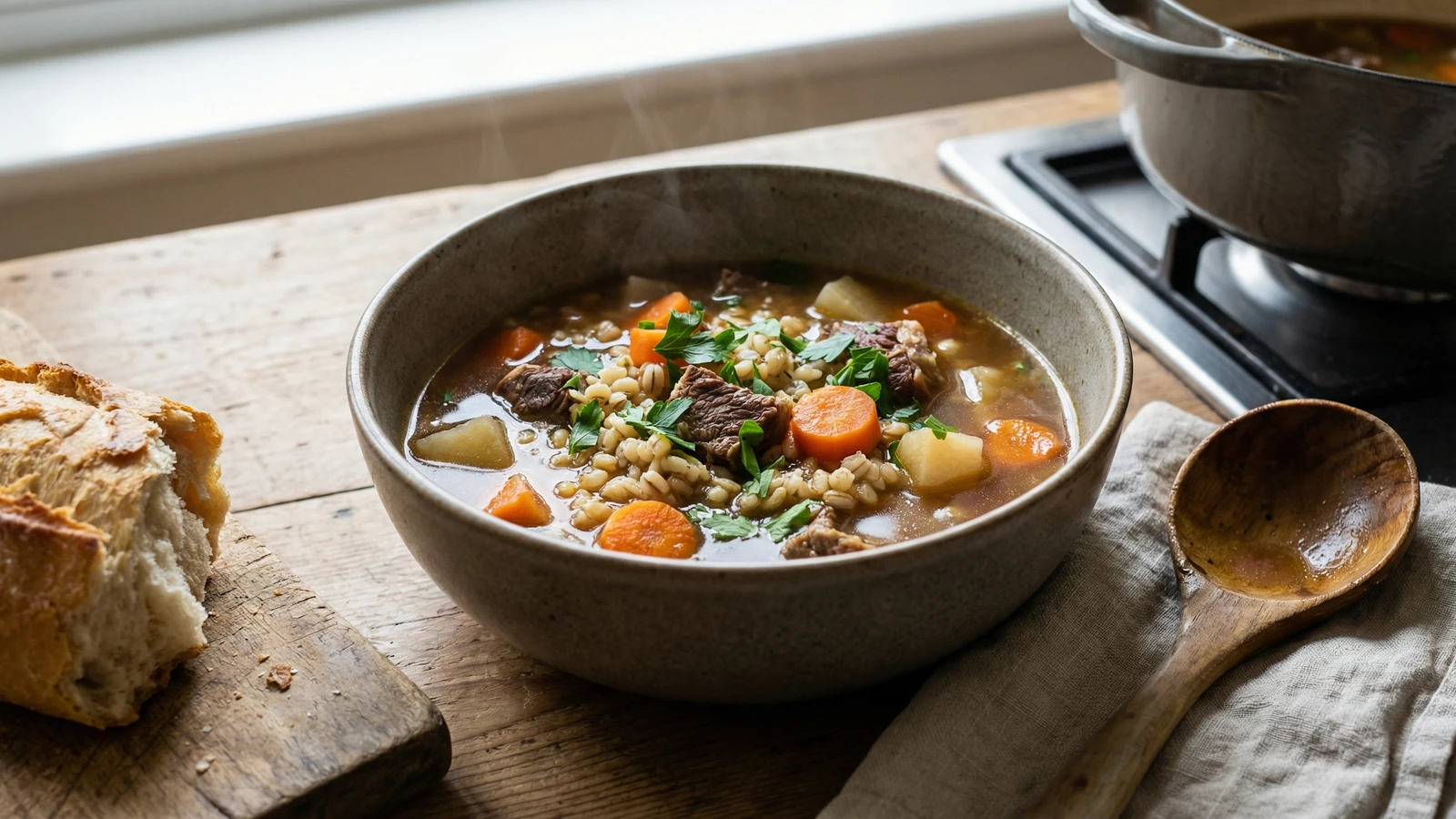 Beef and Barley Broth