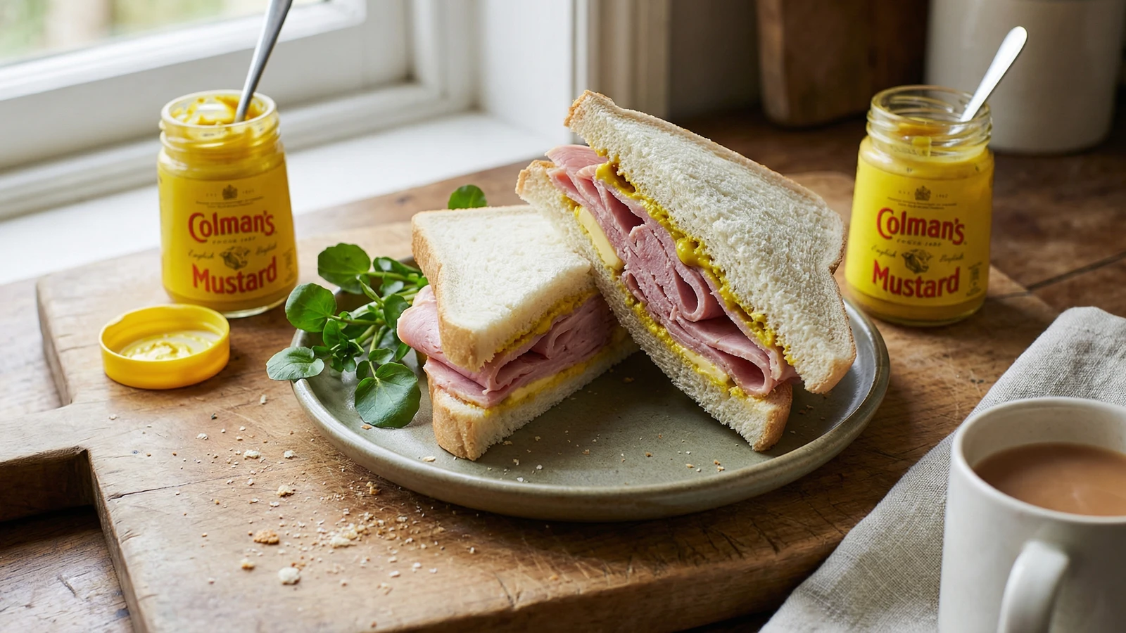 Ham and English Mustard Sandwich