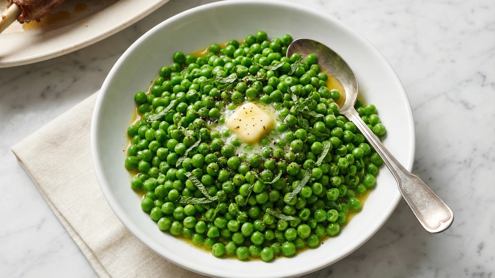 Minted Peas with Butter
