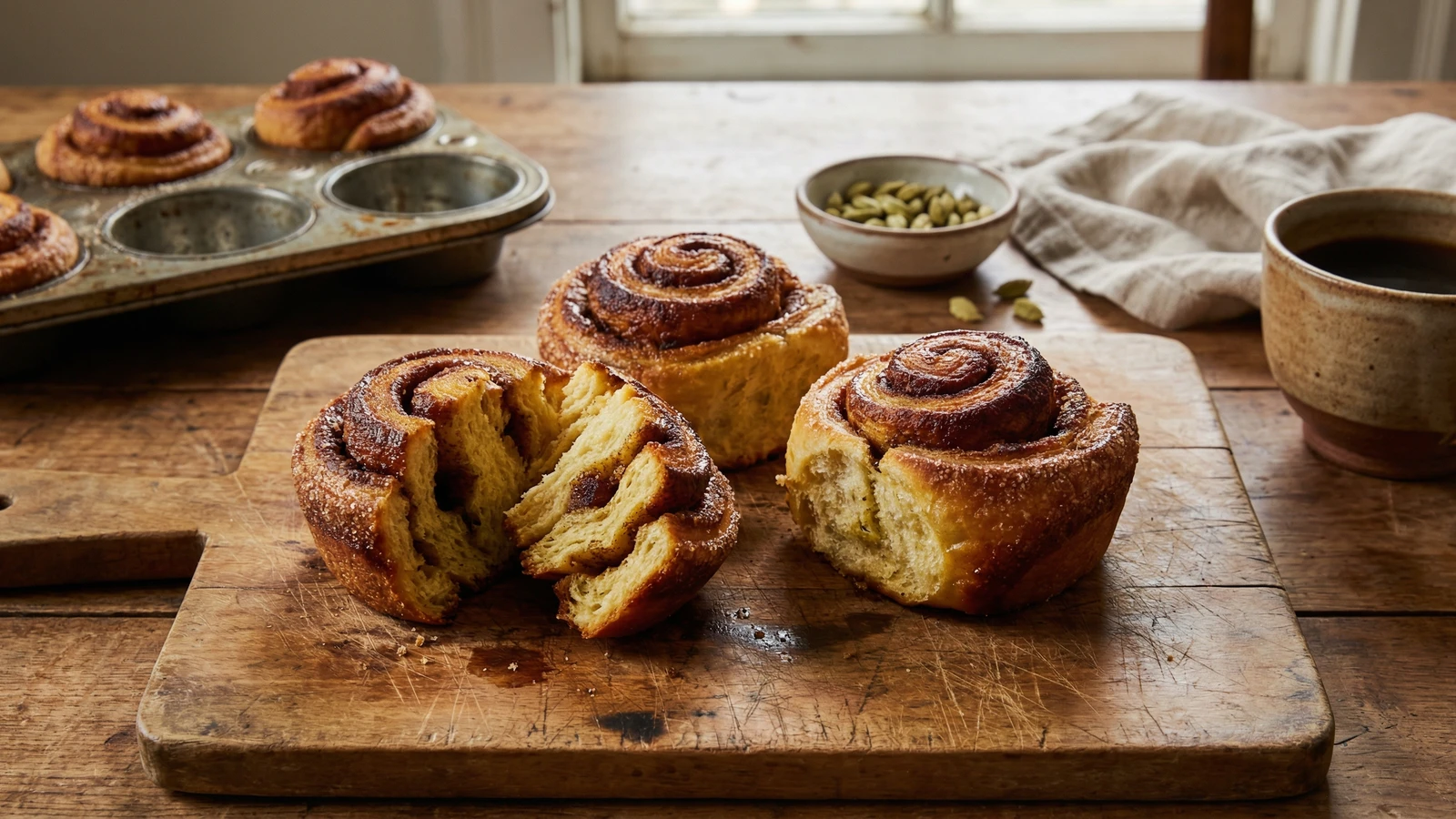 Cardamom Morning Buns