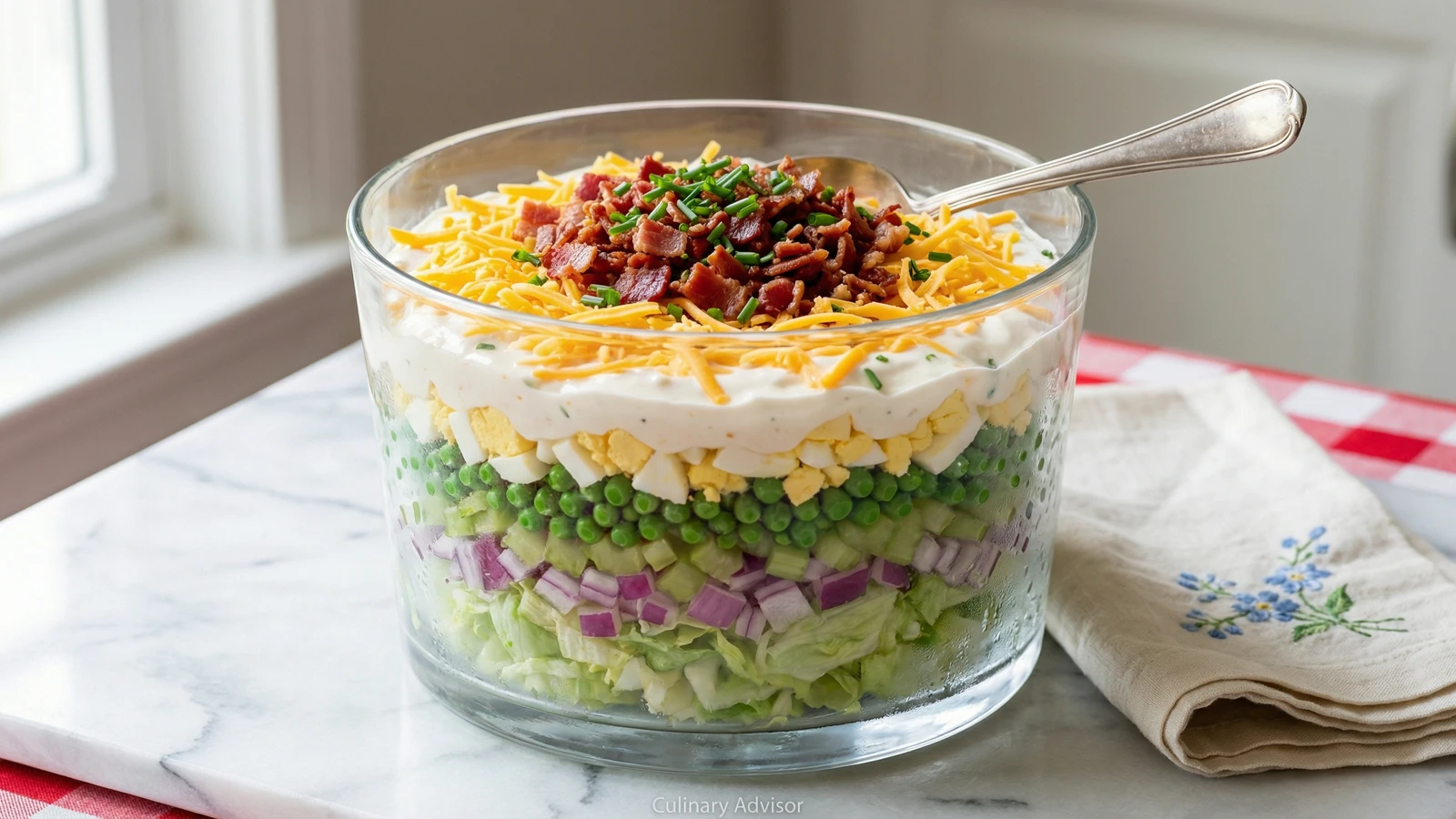 Classic Seven Layer Salad